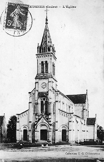 CPA_Heugnes_Eglise