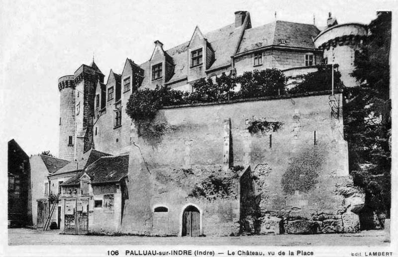 CPA_Palluau_ChateauVuPlace