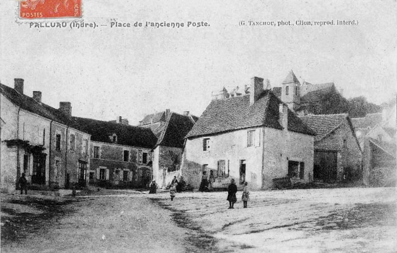 CPA_Palluau_PlaceAnciennePoste