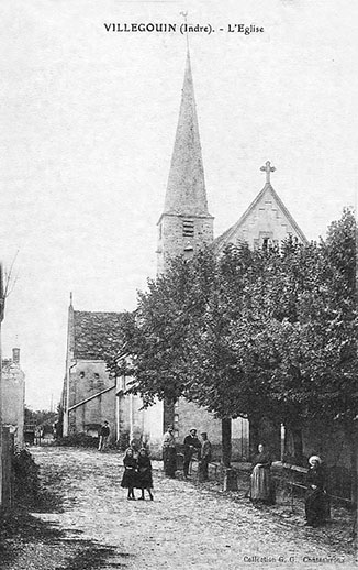 CPA_Villegouin_Eglise2