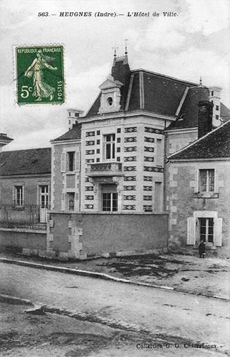 CPA_heugnes_Mairie