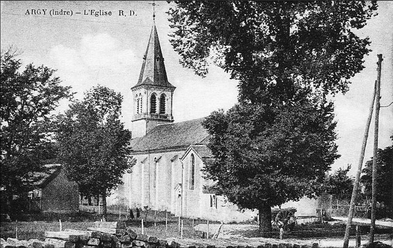 CPA_Argy_léglise