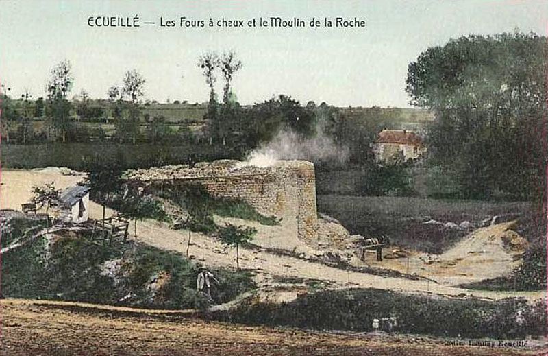 CPA_Ecueille_LesFoursChaux