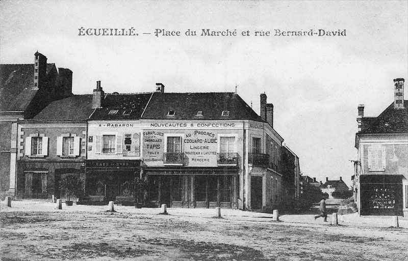 CPA_Ecueille_PlaceMarche_BDavid