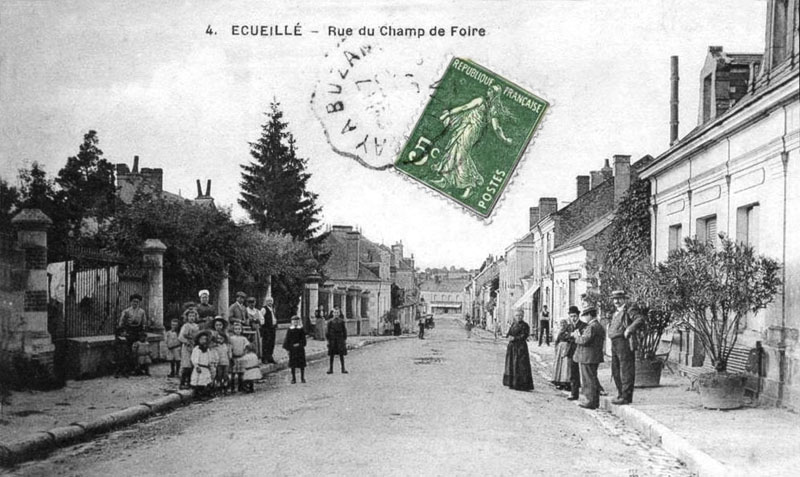 CPA_Ecueille_RueChampFoire8