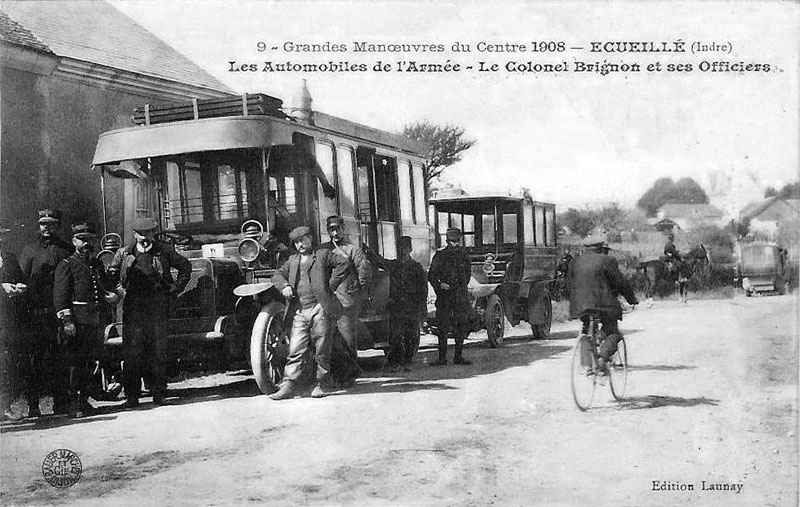 CPA_Ecueillé_GrandesManoeuvres3