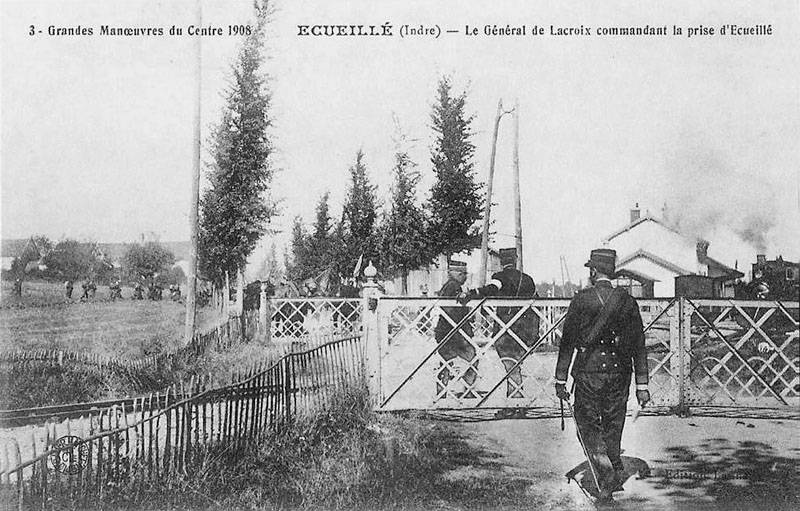 CPA_Ecueillé_GrandesManoeuvres4