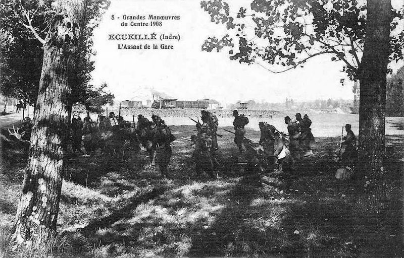 CPA_Ecueillé_GrandesManoeuvres9