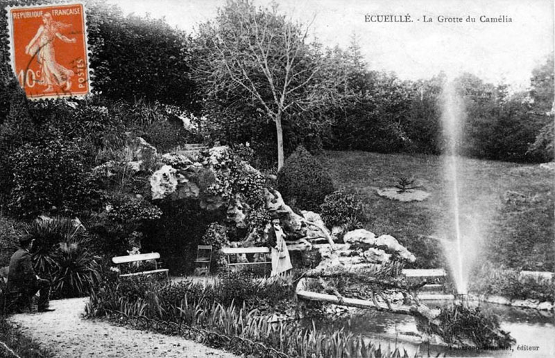 CPA_Ecueillé_GrotteCamélia