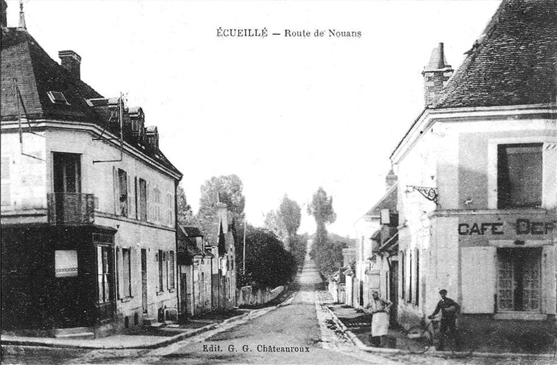 CPA_Ecueillé_RouteNouan2
