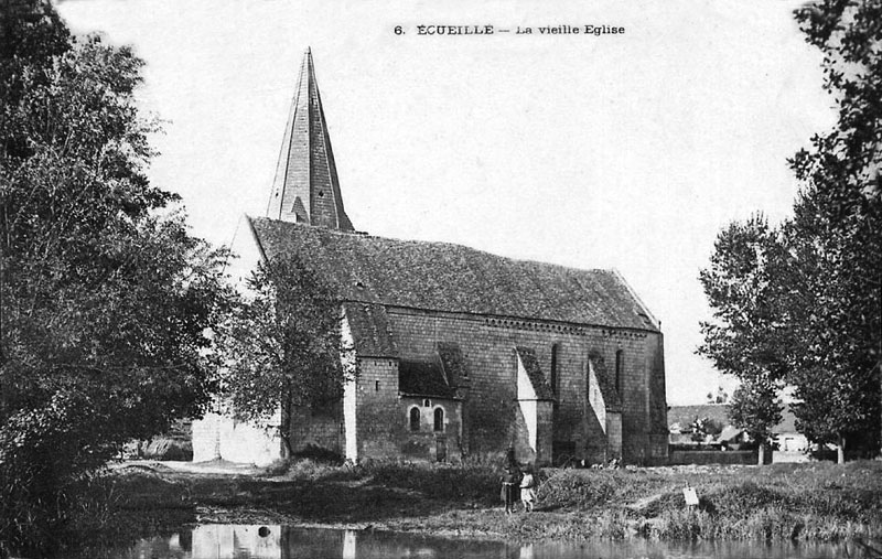CPA_Ecueillé_VieilleEglise