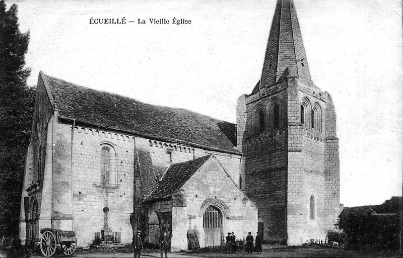 CPA_Ecueillé_VieilleEglise2