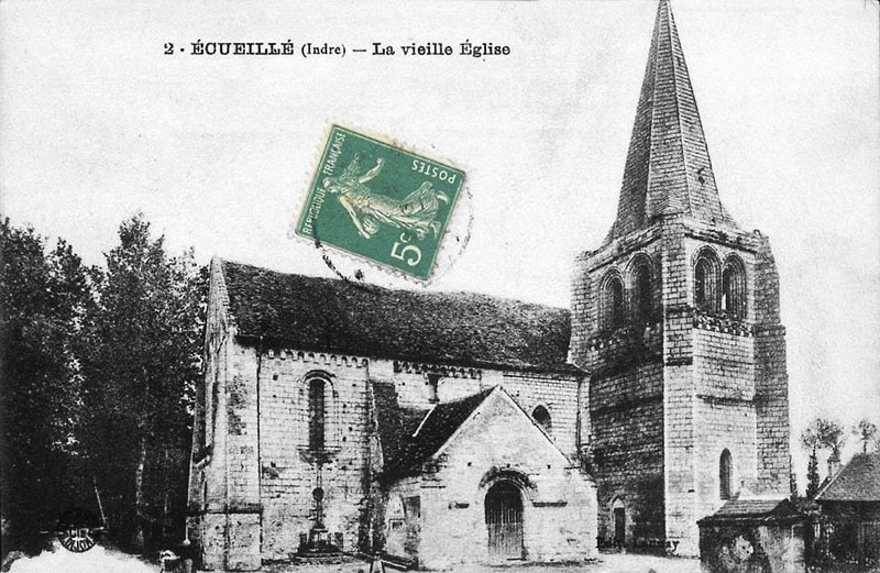 CPA_Ecueillé_VieilleEglise3
