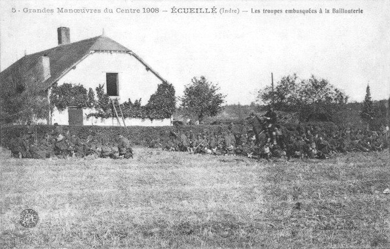 CPA_Ecueillé_grandesManoeuvres6