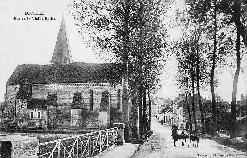 CPA_Ecueillé_ruevieilleéglise