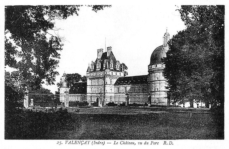 CPA_Valencay_ChateauVueParc