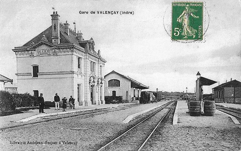 CPA_Valencay_LaGare