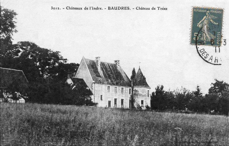 CPA_Baudres_ChateaudeTréez