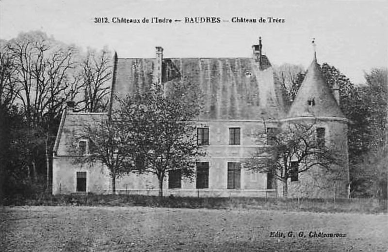 CPA_Baudres_ChateaudeTréez2