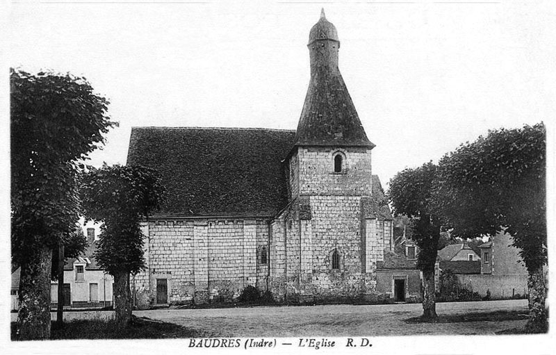 CPA_Baudres_Léglise
