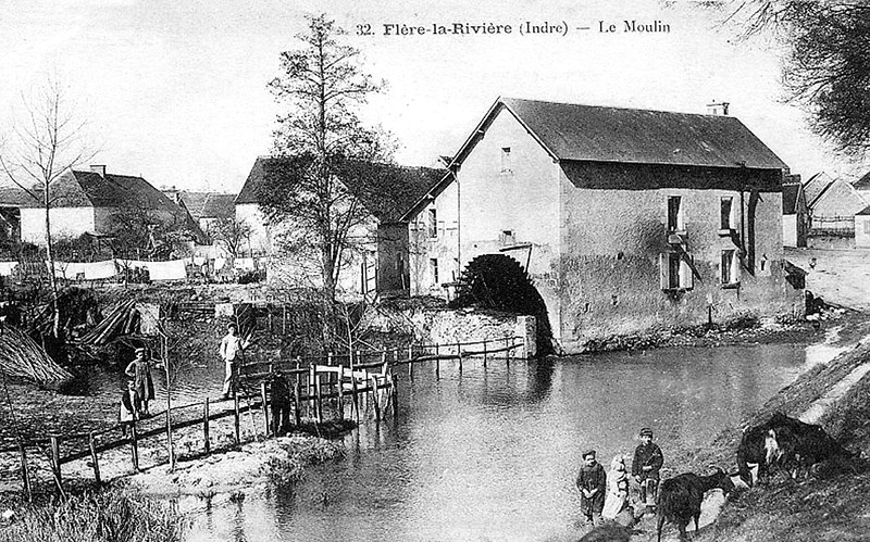CPA_Fléré-la-Rivière_LeMoulin