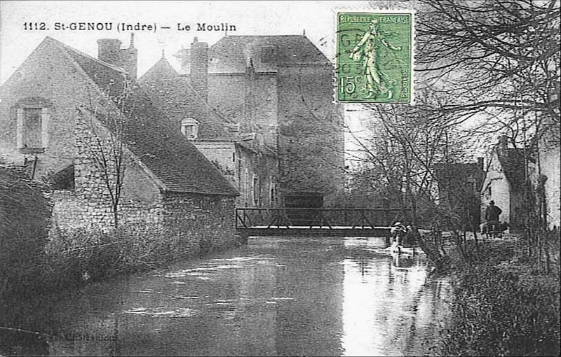 CPA_SaintGenou_leMoulin-