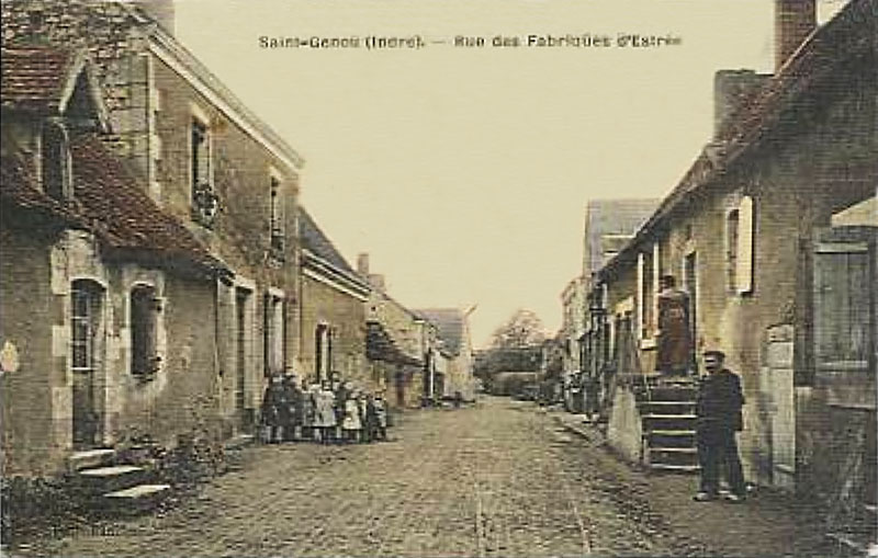 CPA_SaintGenou_rueFabriques01