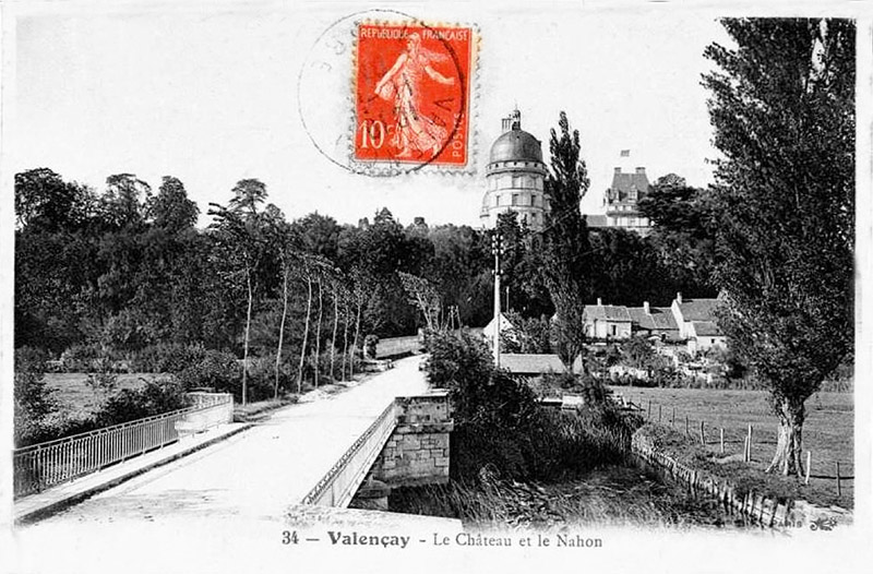 CPA_Valençay_ChateauEtNahon