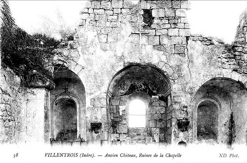 CPA_Villentrois_Ancien.Chateau.Chapelle
