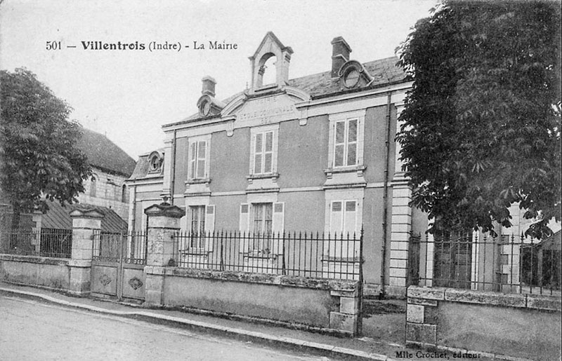 CPA_Villentrois_La.Mairie