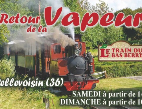 Fête du Retour de la Vapeur le samedi 3 et dimanche 4 août 2019