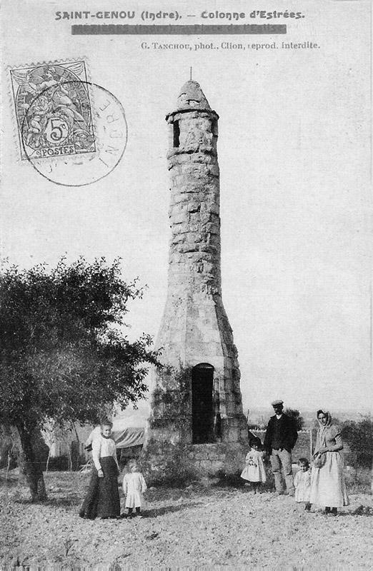 CPA_SaintGenouColonneEstrées