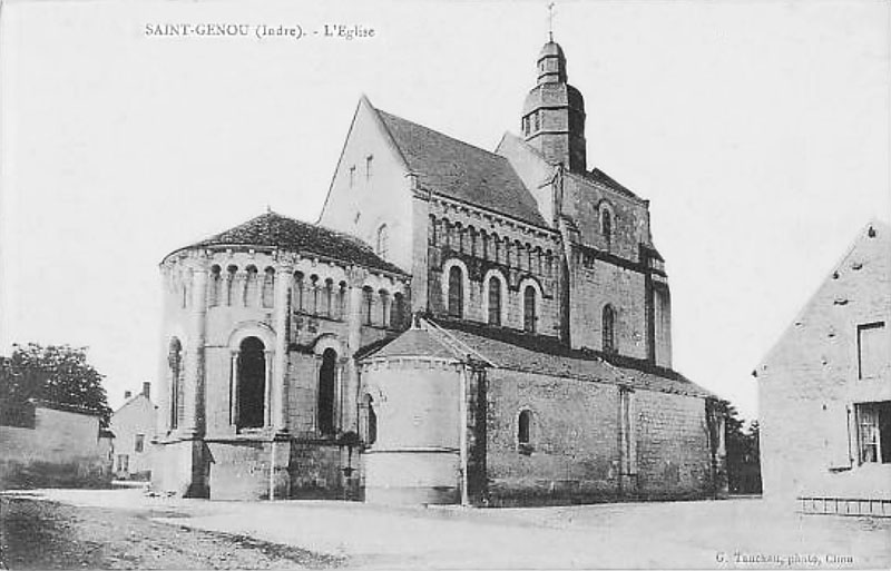 CPA_SaintGenou_Eglise2