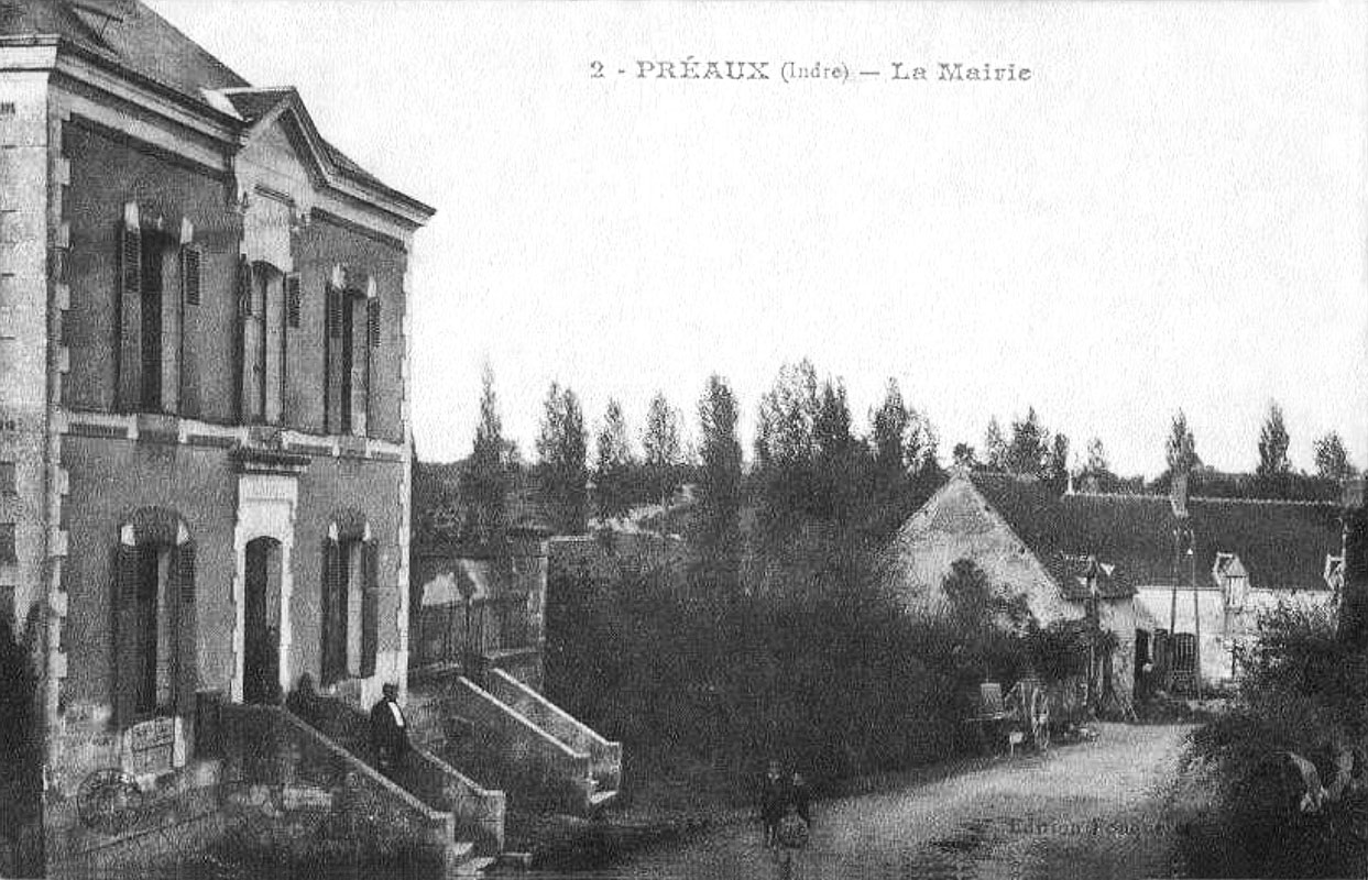 CPA_Preaux_Mairie