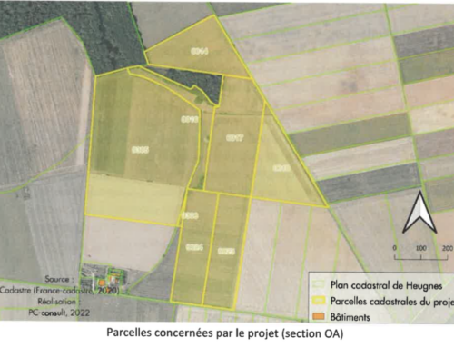 Projet de centrale photovoltaïque à Heugnes
